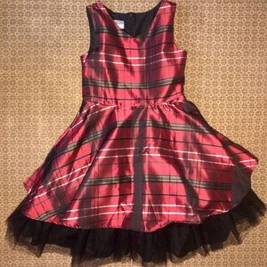 Plaid Holiday Party Dress